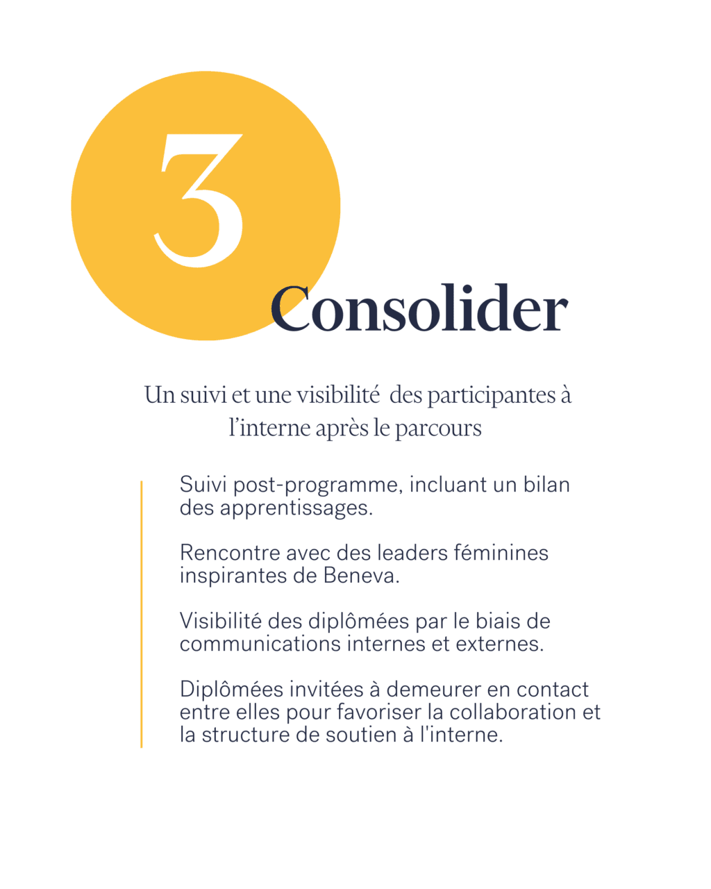 Consolider, bonne pratique 3 de Beneva